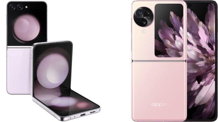 Samsung Galaxy Z Flip5 dan Oppo Find N3 Flip