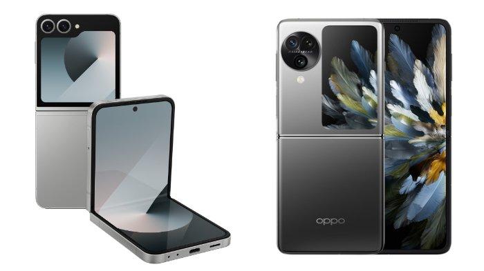 Samsung Galaxy Z Flip6 dan Oppo Find N3 Flip