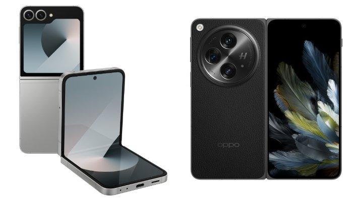 Samsung Galaxy Z Flip6 dan Oppo Find N3