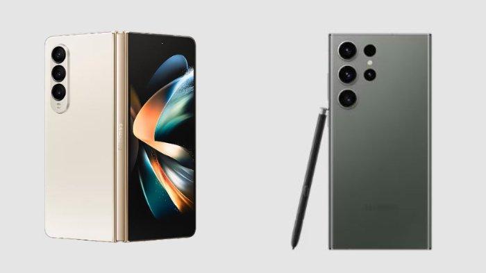 Samsung Galaxy Z Fold4 dan Samsung Galaxy S23 Ultra