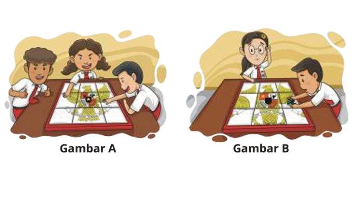 SOAL PENDIDIKAN PANCASILA - Tangkapan layar gambar soal Mari Berlatih halaman 48-49