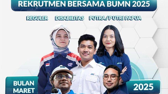 REKRUTMEN BERSAMA BUMN 2025 - Tangkapan layar pengumuman Rekrutmen Bersama BUMN (RBB) 2025 yang diunggah oleh Instagram @fhci.bumn pada Jumat (21/2/2025).