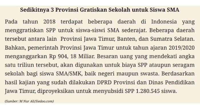 Tangkapan layar teks berita soal nomor 6 dan 7 halaman 64