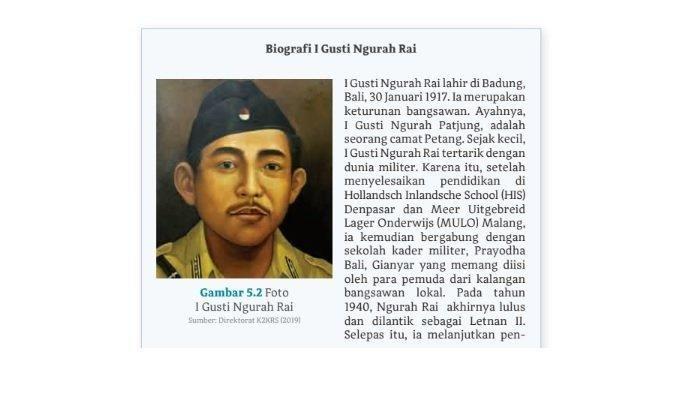 Teks Biografi I Gusti Ngurah Rai
