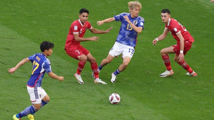 Timnas Indonesia vs Jepang pada laga Grup D Piala Asia 2023, Rabu (24/1/2024).