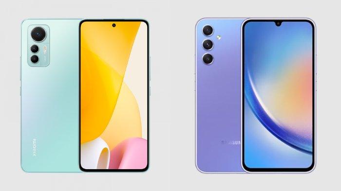 Xiaomi 12 Lite 5G dan Samsung Galaxy A34 5G