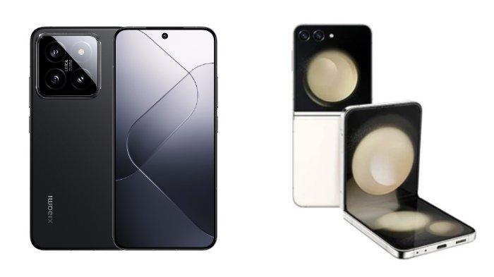 Xiaomi 14 dan Samsung Galaxy Z Flip5