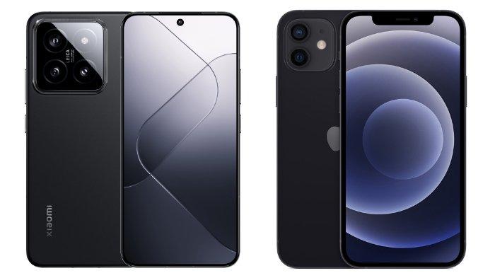 Xiaomi 14 dan iPhone 12