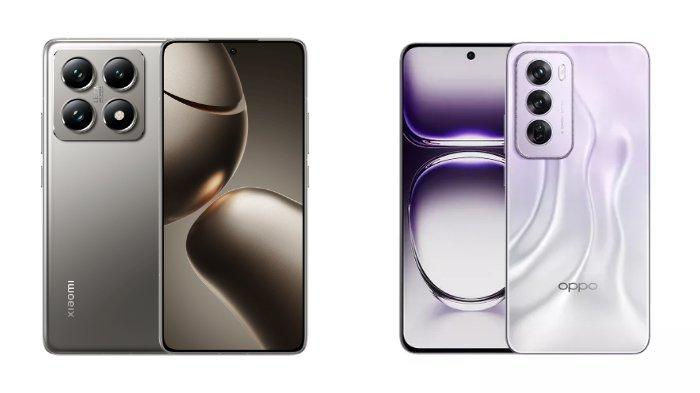 Xiaomi 14T Pro dan Oppo Reno12 Pro 5G