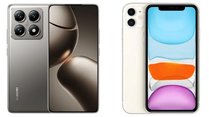 Xiaomi 14T Pro dan iPhone 11