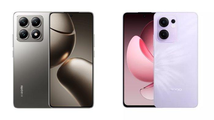 Xiaomi 14T dan Oppo Reno13 F 5G