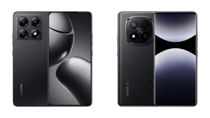 Xiaomi 14T dan Xiaomi Redmi Note 14 Pro Plus 5G