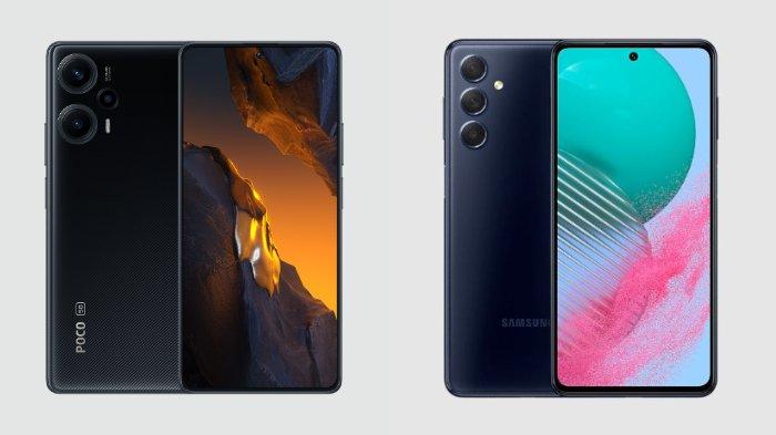 Xiaomi POCO F5 dan Samsung Galaxy M54 5G