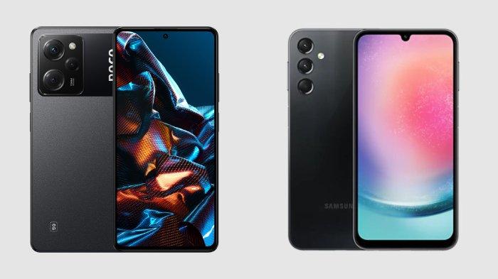 Xiaomi POCO X5 Pro 5G dengan Samsung Galaxy A24