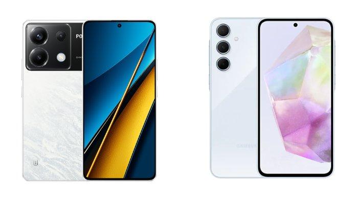 Xiaomi POCO X6 5G dan Samsung Galaxy A35 5G