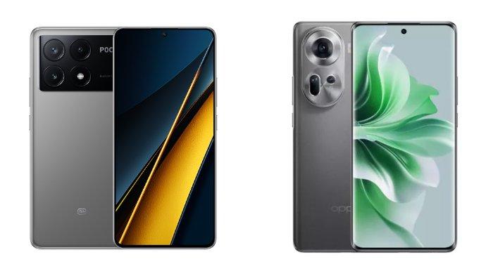 Xiaomi POCO X6 Pro 5G dan Oppo Reno11 5G