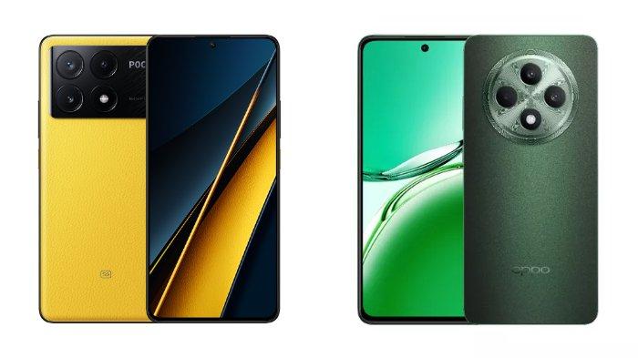Xiaomi POCO X6 Pro 5G dan Oppo Reno12 F 5G