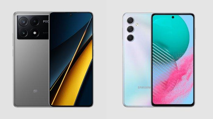 Xiaomi POCO X6 Pro 5G dan Samsung Galaxy M54 5G