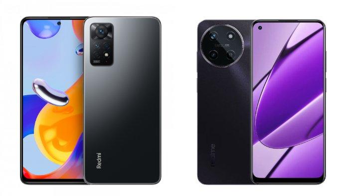 Xiaomi Redmi Note 11 Pro dan Realme 11
