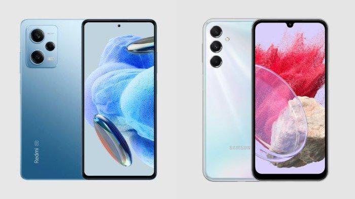 Xiaomi Redmi Note 12 Pro 5G dan Samsung Galaxy M34 5G