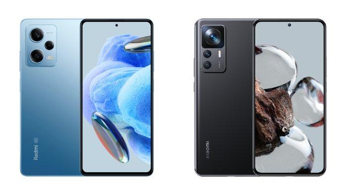 Xiaomi Redmi Note 12 Pro 5G dan Xiaomi 12T 5G