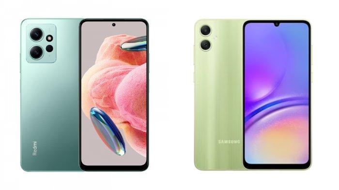 Xiaomi Redmi Note 12 dan Samsung Galaxy A05