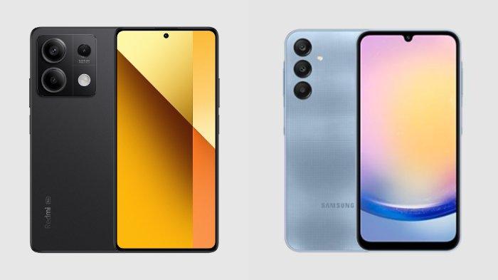 Xiaomi Redmi Note 13 5G dan Samsung Galaxy A25 5G