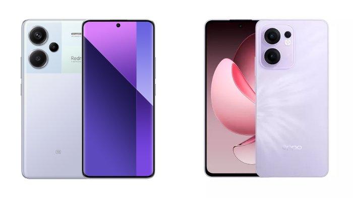 Xiaomi Redmi Note 13 Pro Plus 5G dan Oppo Reno13 F 5G