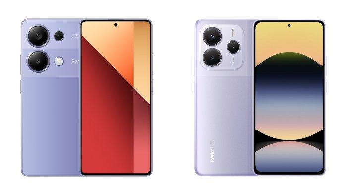 PERBANDINGAN HP XIAOMI -  Tampilah HP Xiaomi Redmi Note 13 Pro dan Xiaomi Redmi Note 14 5G yang diunduh dari website Mi.co.id, Minggu (9/2/2025).