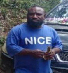 Satu di antara pelaku yang diduga membunuh aktivis perempuan Papua, Michele Kurisi Doga yang ditangkap Satgas Gakkum Damai Cartenz, Senin (9/10/2023).