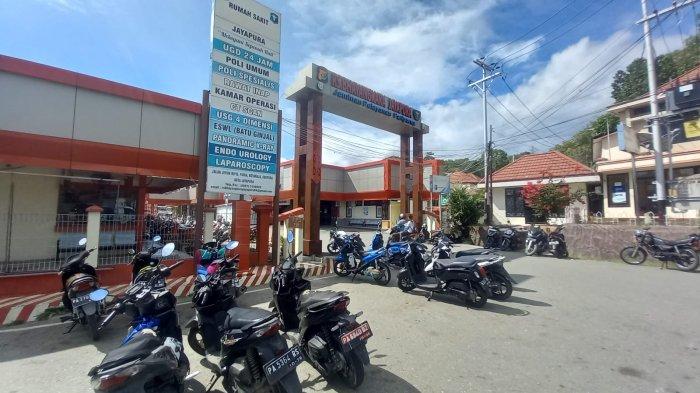 Suasana terkini pukul 14.45 WIT di Rumah Sakit Bhayangkara Kotaraja, Jayapura, Kamis (15/2/2024).