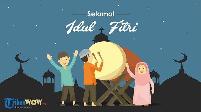 IDUL FITRI - Grafis Selamat Hari Raya Idul Fitri.