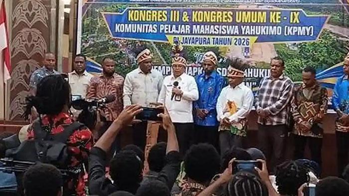 Pesan Sekda Yahukimo di Kongres KPMY: Mahasiswa Wajib Kritis dan Santun