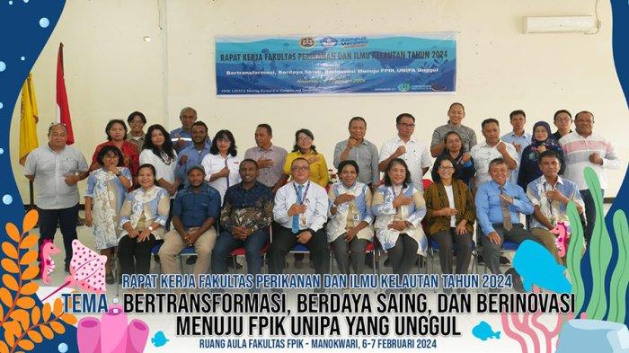 Fakultas Perikanan dan Kelautan (FPIK) Universitas Papua (Unipa) menggelar rapat kerja di Ruang Aula Fakultas FPIK, Manokwari, 6-7 Februari 2024.