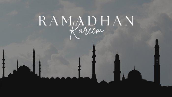 ILUSTRASI RAMADAN - Grafis Ramadan yang dibuat di Canva pada Senin (3/3/2025).