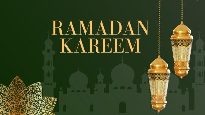 ILUSTRASI RAMADAN - Grafis Ramadan yang dibuat di Canva pada Senin (3/3/2025).