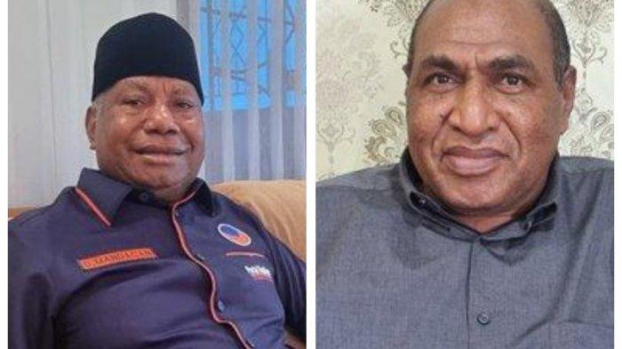 Kolase Foto Dominggus Mandacan (Kiri) dan Mohamad Lakotani (Kanan)