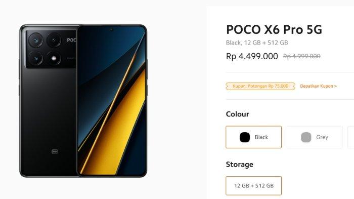 POCO X6 Pro 5G turun harga