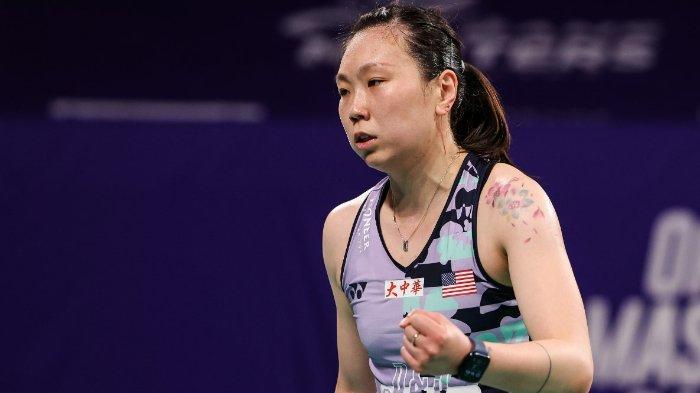 Pemain badminton tunggal putri USA, Beiwen Xhang.