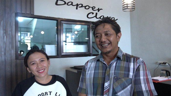 Pemilik Resto Dapoer Clara, pasangan suami istri, Bambang Dwi Hastaryo dan Clara.