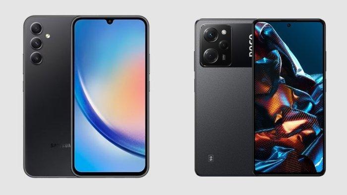 Samsung Galaxy A34 5G dan Xiaomi POCO X5 Pro 5G