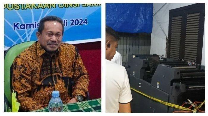 Andi Ibrahim dan mesin uang palsu seberat 3 ton - Cara Andi Ibrahim angkat mesin uang palsu 3 ton ke Perpustakaan UIN, 25 polisi tak mampu gerakkan.