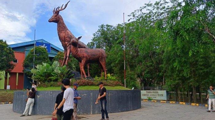 Gerbang depan Taman Rusa Sekupang, Kota Batam, Provinsi Kepulauan Riau
