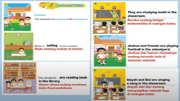 Kunci Jawaban Bahasa Inggris Kelas 4 Halaman 11 12 Look and Write Made is Kurikulum Merdeka