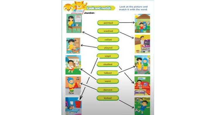 Kunci Jawaban Bahasa Inggris Kelas 6 Halaman 5 Look And Match My Next Words Grade6 Kurikulum Merdeka