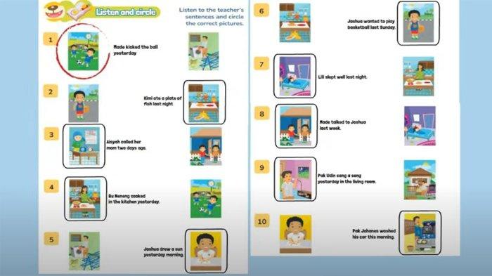 Kunci Jawaban Bahasa Inggris Kelas 6 Halaman 6 7 Listen And Circle My Next Words Kurikulum Merdeka