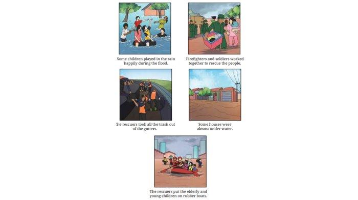 ILUSTRASI KUNCI JAWABAN : Answer Key for English Grade 8 Pages 194 Section 3 - Listening Part 2 At Sungai Lestari Unit 1. The answer keys for English Grade 8 pages 194 Section 3 - Listening Before listening to Audio Part 2 At Sungai Lestari Worksheet 4.5 Unit 1 Did it Rain Last Night Chapter 4 No Littering based on the English for Nusantara textbook for SMP and MTs, Merdeka Curriculum edition, published by the Kemendikbudristek, first print, 2022.