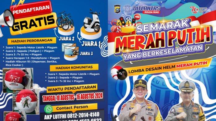 Lomba Desain Helm Ditlantas Polda Riau