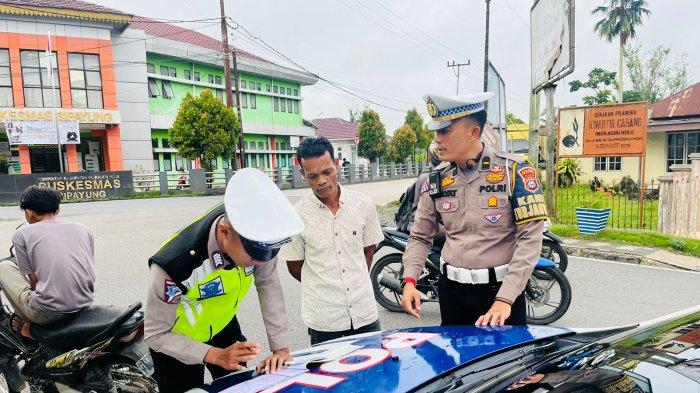 Pelaksanaan Operasi Patuh Lancang Kuning 2023 di Inhu.