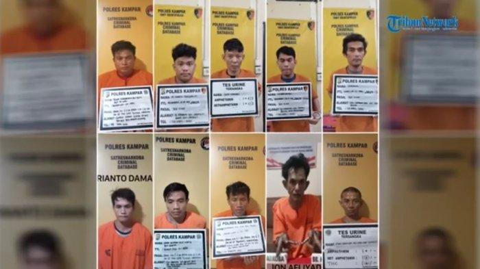 TAHANAN KABUR - Sebanyak 11 orang tahanan Polres Kampar berhasil melarikan diri dari ruang tahanan pada Selasa 14 Mei 2025 malam.